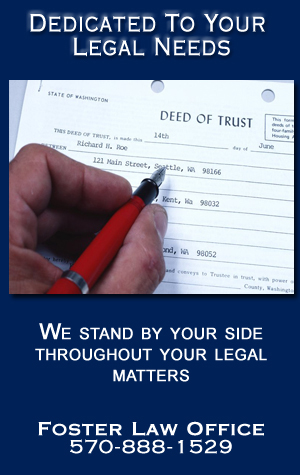 Probate and Estates - Sayre, PA - Foster Law Offices